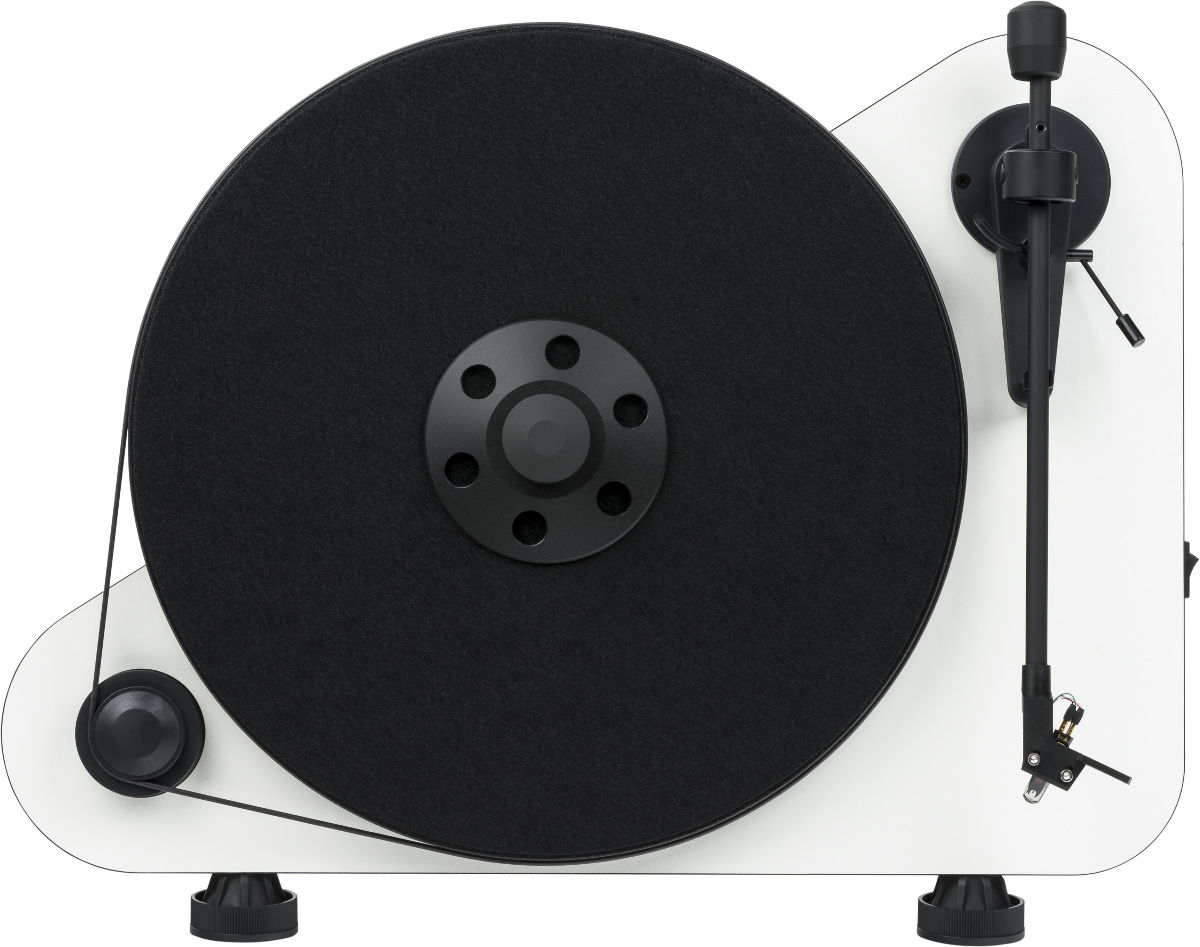 Pro-ject Vertical Turntable E droitier OM5e Blanc