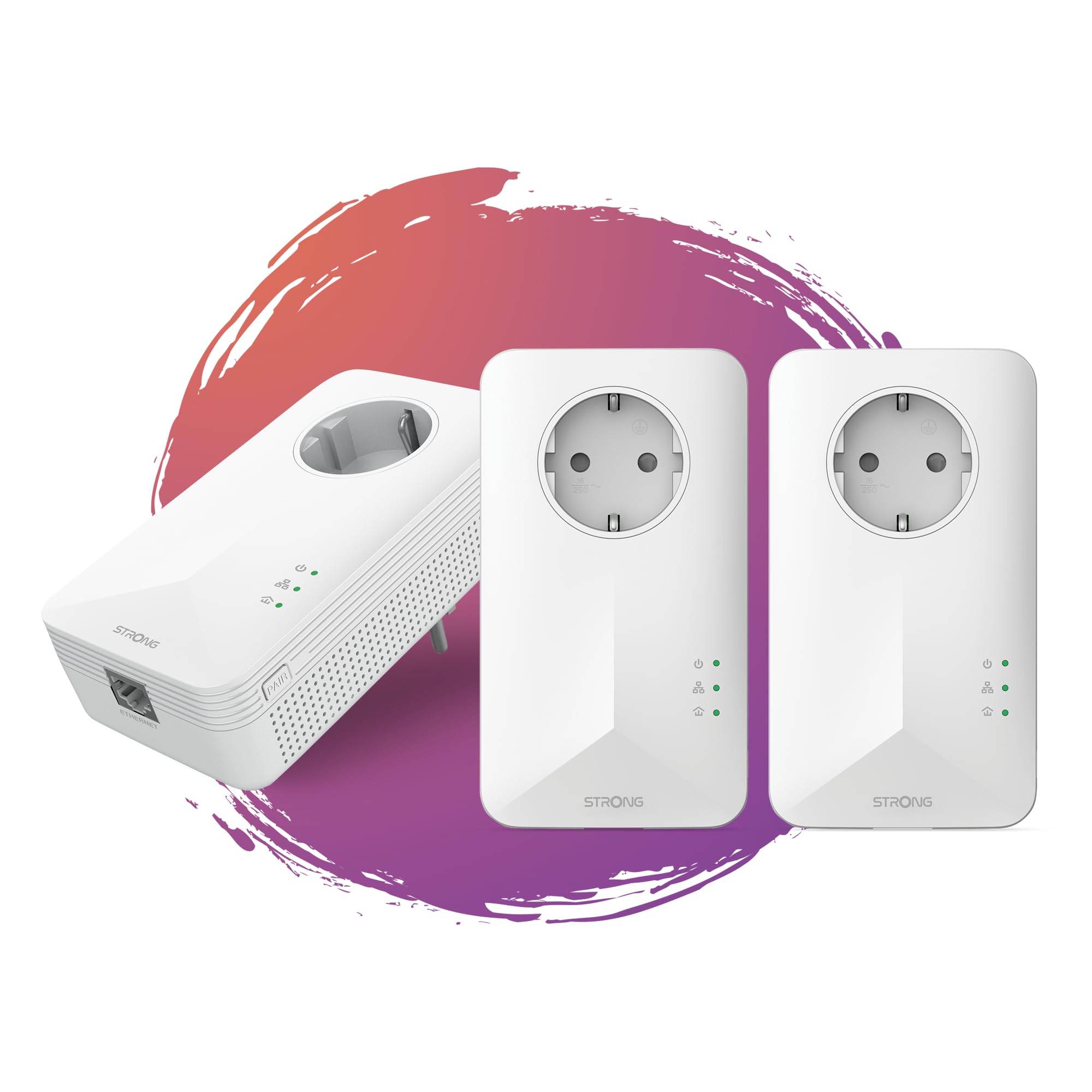 STRONG Forte CPL 1000 Triple Pack Gigabit
