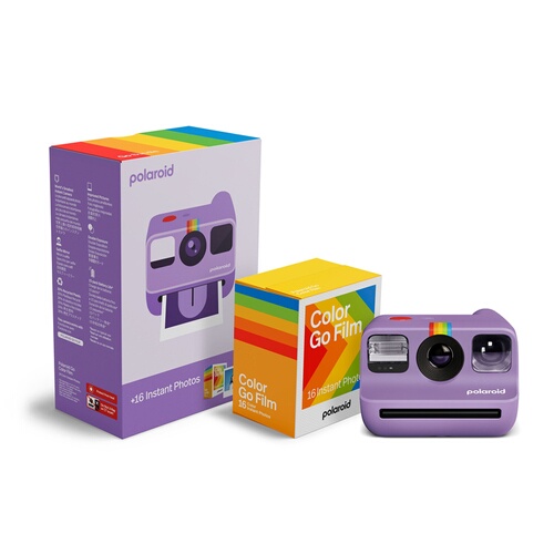 Polaroid appareil photo instantane go gen 2 purple + color film bundle 16