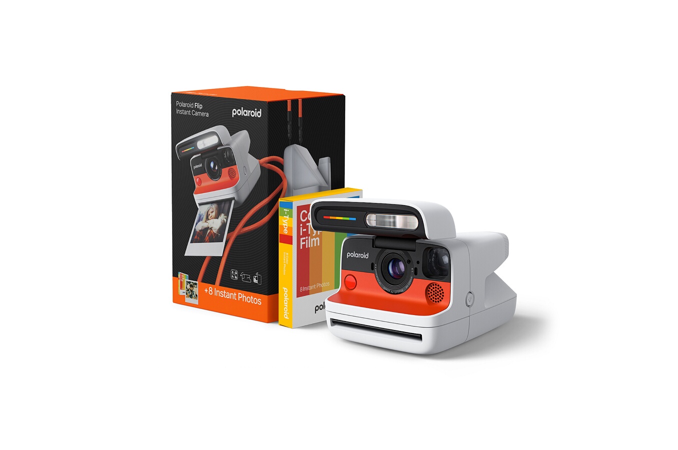 Polaroid Flip + pack de film couleur (8 photos)