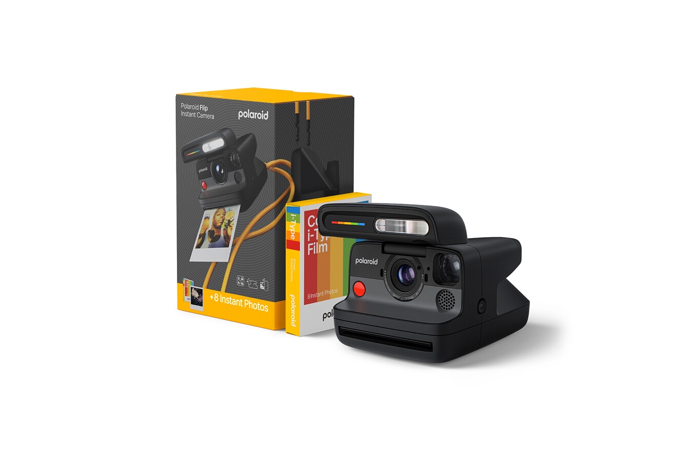 Polaroid Flip + pack de film couleur (8 photos)