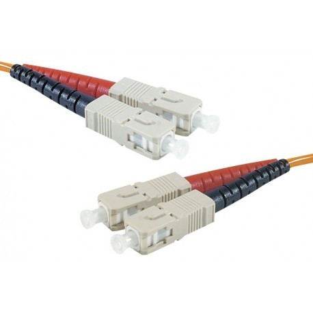 GENERIQUE Jarretière optique duplex HD multi OM1 62,5/125 SC-UPC/SC-UPC orange