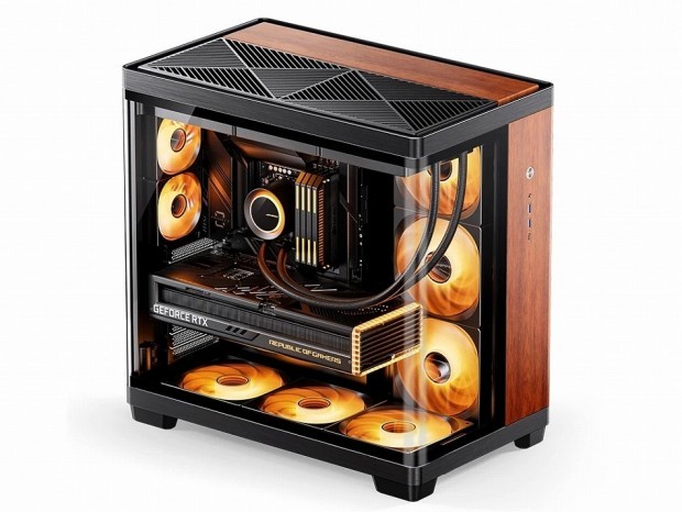 Jonsbo JONSBO TK-4 Wood PC-Gehäuse, Midi-Tower, ATX, Tempered Glass