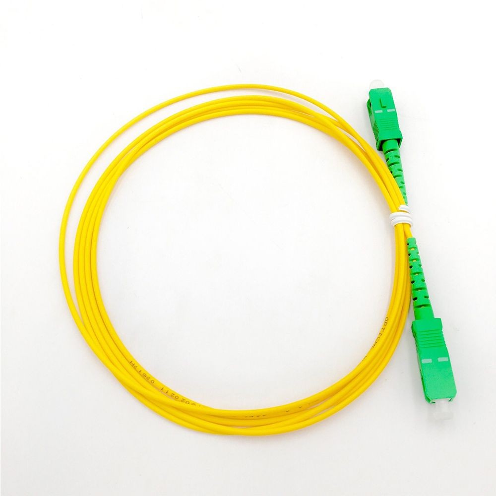 ekivalan Jarretière zip 2,0mm OS2 G652D SC-APC/LC-APC LSZH jaune 3m