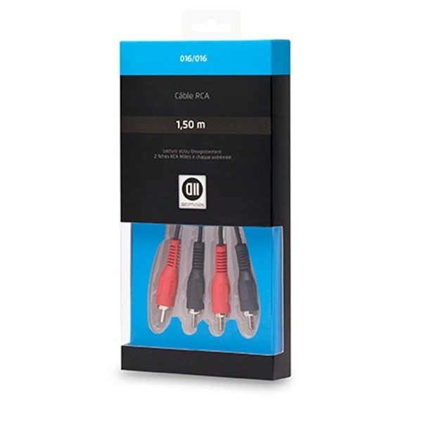 D2 Diffusion C ble 2 RCA m le 1.50 m