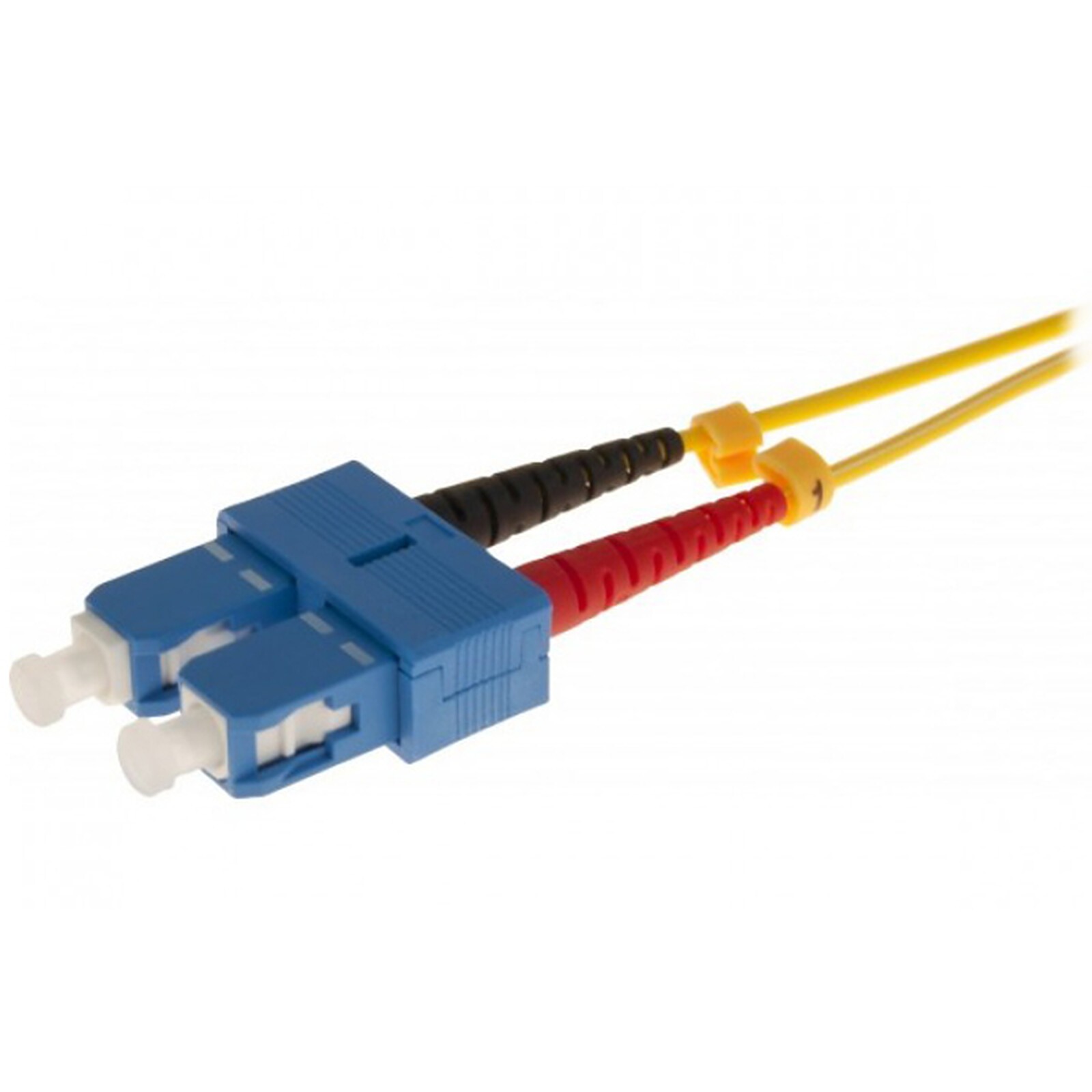ekivalan Jarretière zip 2,0mm OS2 G652D SC-UPC/SC-UPC LSZH jaune 20m