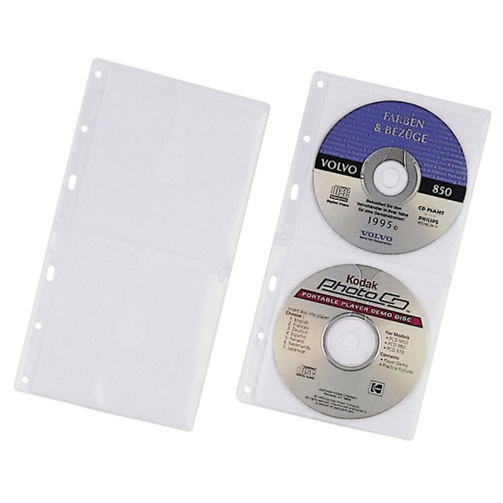 Durable DURABLE CD/DVD COVER LIGHT S 5 Stück transparent