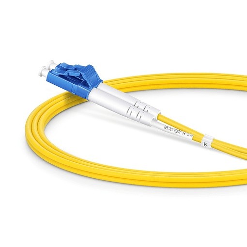 ekivalan Jarretière zip 2,0mm OS2 G652D LC-APC/LC-UPC LSZH jaune 1m