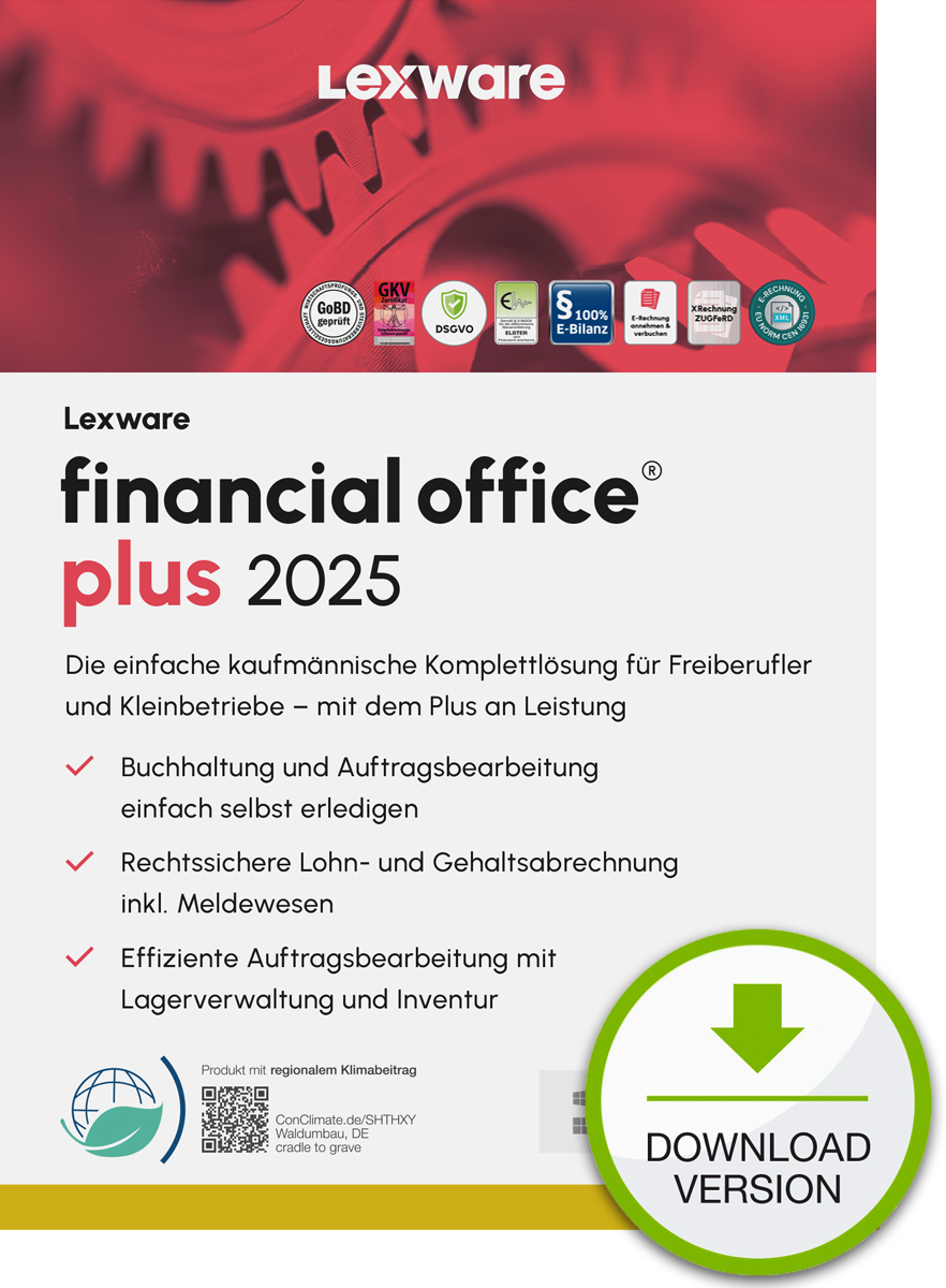 Lexar ESD financial office plus 2025 Download Jahresversio