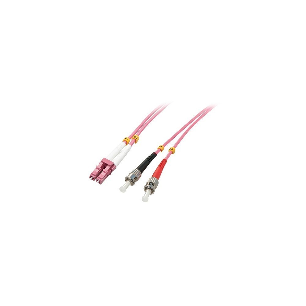 ekivalan Jarretière zip 2,0mm OM4 50/125 SC-UPC/ST-UPC LSZH magenta 15m