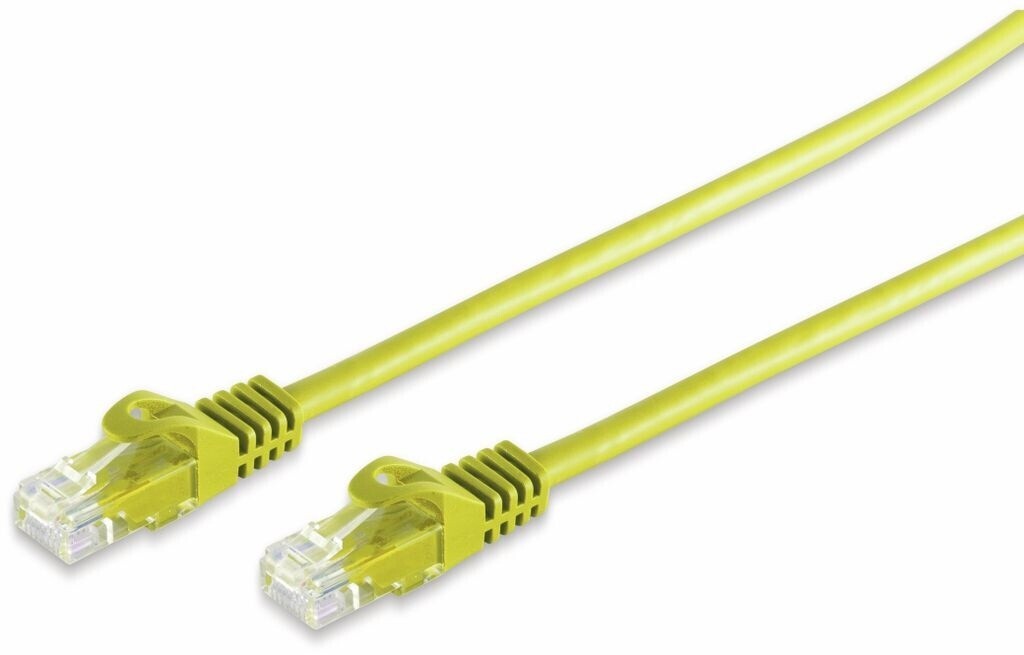 SHIVERPEAKS Shiverpeaks RJ45 Patchkabel U/UTP mit CAT7 Rohk., gelb 1,5m