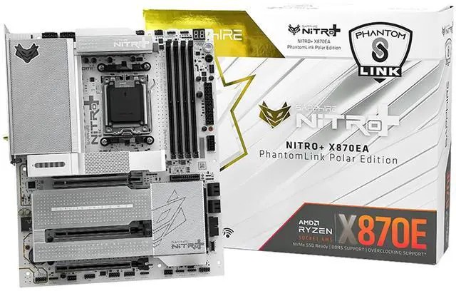 SAPPHIRE MB NITRO+ X870EA Phantomlink Polar AMD,AM5,DDR5,A