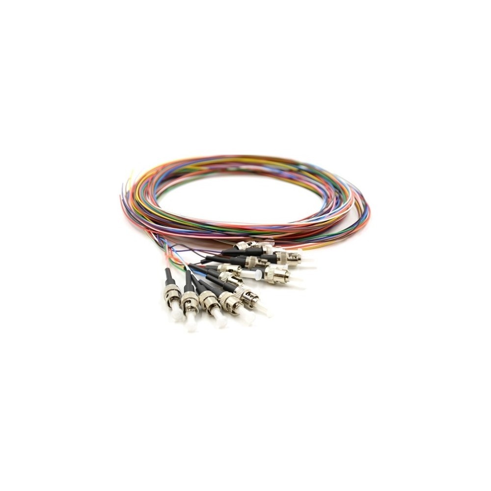 ekivalan Lot de pigtails OM2 50/125 ST-UPC 900µm 12 couleurs 2m