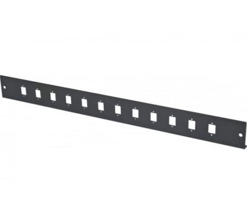 GENERIQUE Façade nue 12 LC Duplex/SC Simplex pour tiroir optique 1U