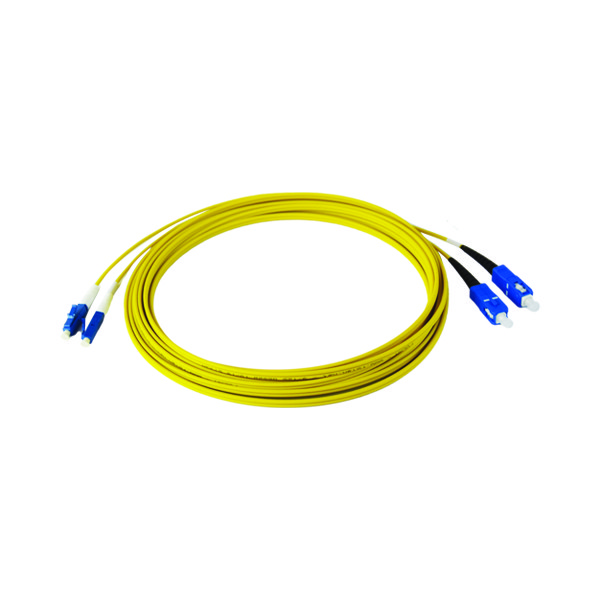ekivalan Jarretière zip 2,0mm OS2 G652D SC-UPC/SC-UPC LSZH jaune 1m