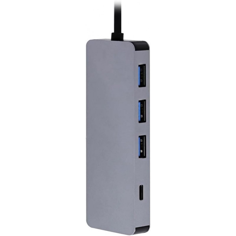 T'nB iClick Hub USB-A/USB-C/4 ports/Gris
