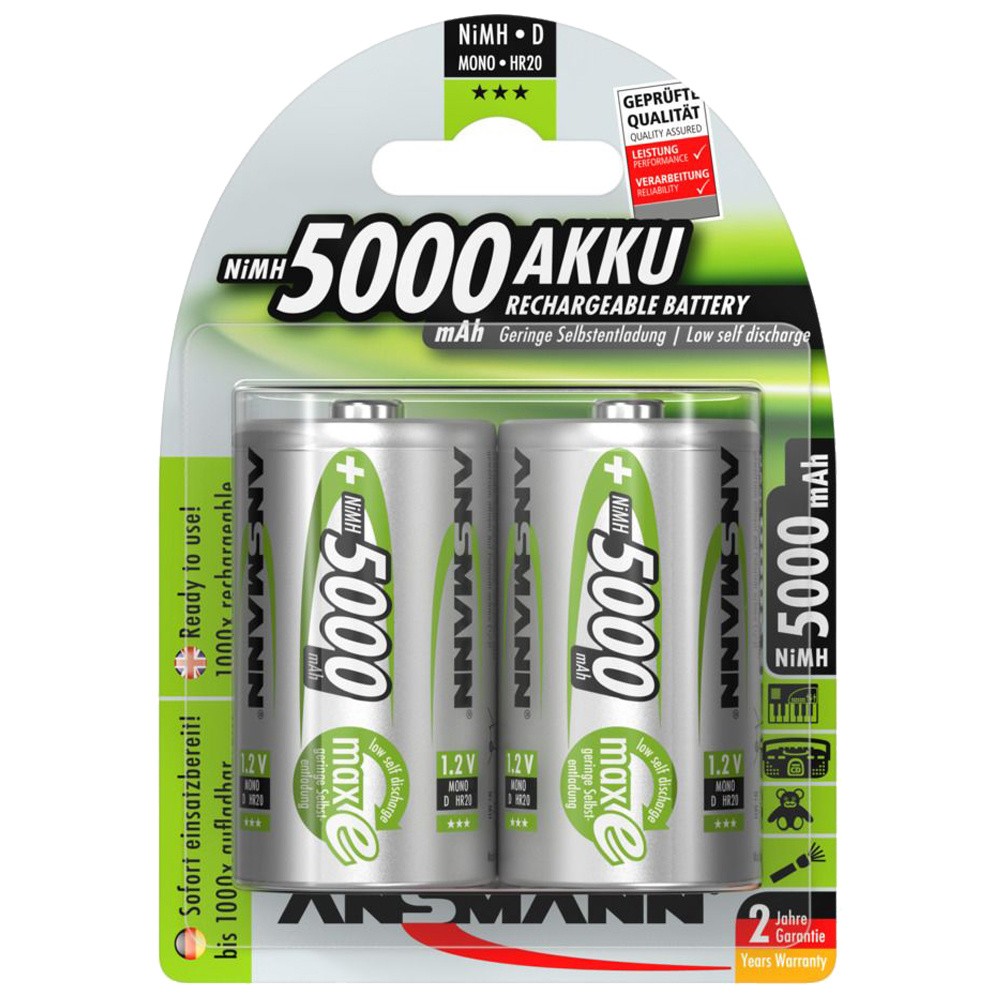 Ansmann 5000mAh NiMh (silber)