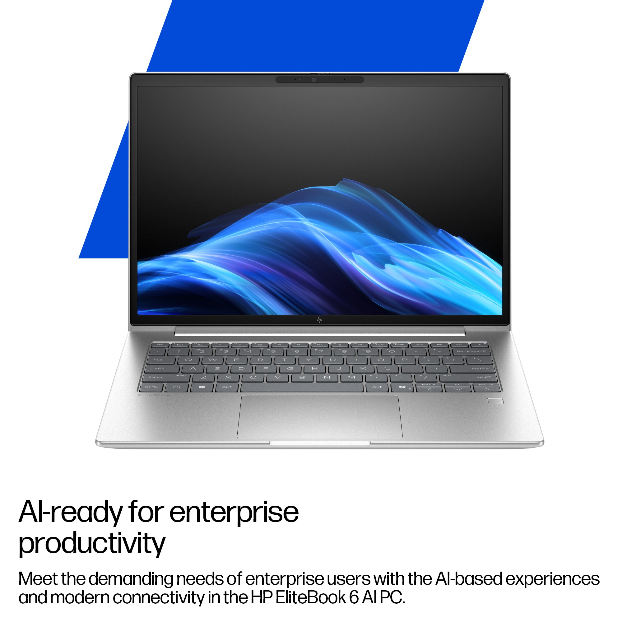HP HP EliteBook 6 G1i 16 (AI PC) UMA Ultra5 225U / 16.0 WUXGA UWVA 300 5MP IR 60Hz bnt Panel / 16GB (1x16GB) DDR5 5600 SODIMM Memory / 512GB PCIe / W11p64 / 1 Yr QWERTY