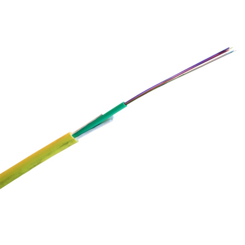 ekivalan Câble fibre optique 24 fibres OS2 9/125 structure libre 250um LS0H CPR Dca