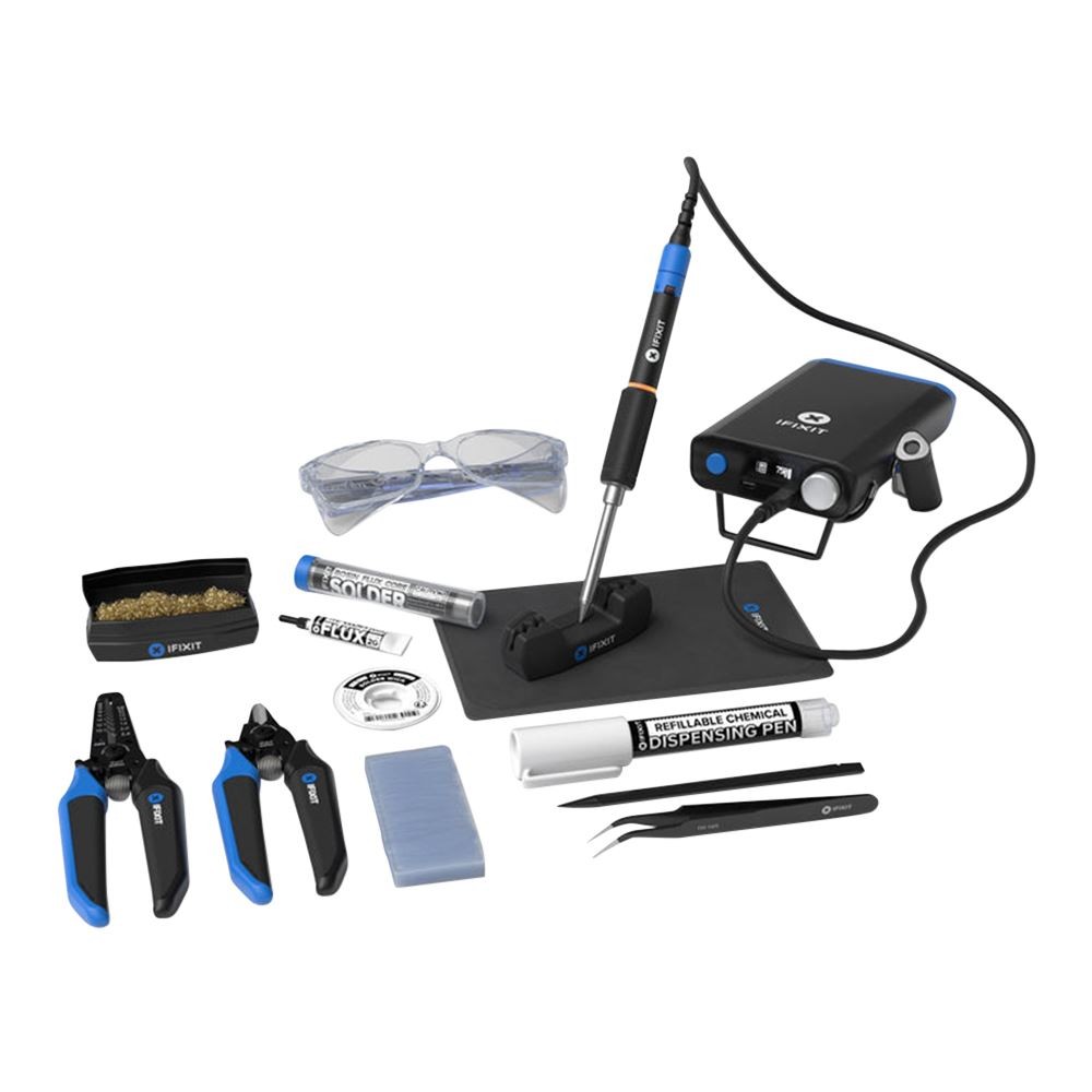 iFixit Fixhub Power Series Tragbare LÃ¶tstation (schwarz/blau