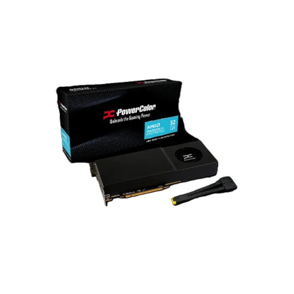 PowerColor Carte Graphique Radeon AI PRO R9700 32 Go