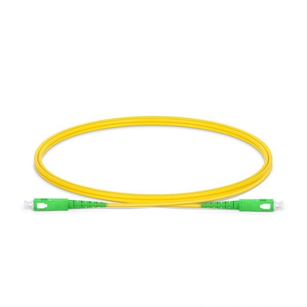 ekivalan Jarretière zip 2,0mm OS2 G652D SC-APC/SC-APC LSZH jaune 3m
