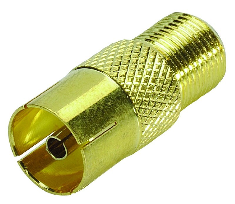 T'nB Adaptateur  prise satellite F/F (Or)