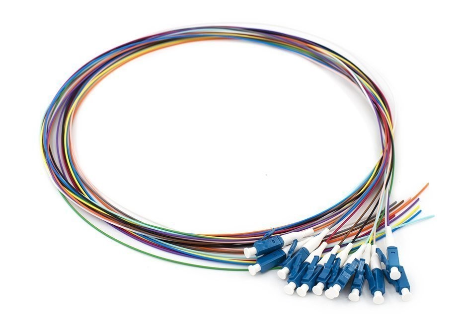 ekivalan Lot de pigtails OM5 50/125 LC-UPC 900µm 12 couleurs 2m