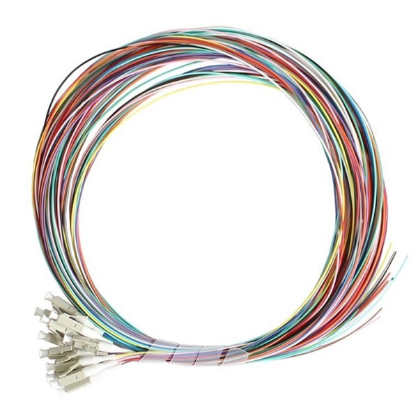 ekivalan Pigtails OM4 50/125 LC-UPC Low Loss 900µm magenta 2m