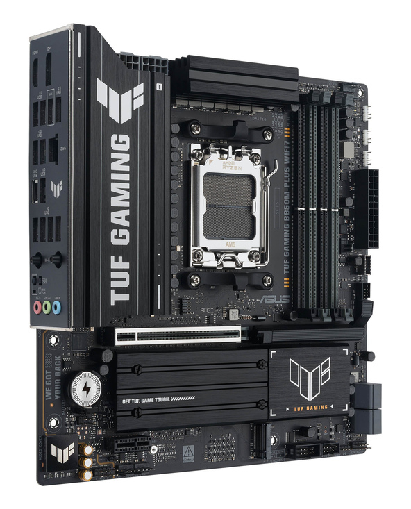 ASUS AMD TUF GAMING B850M-PLUS WIFI7 Micro-ATX motherboard DDR5 PCIe 5.0 3xM.2 1xHDMI 1xDisplayPort