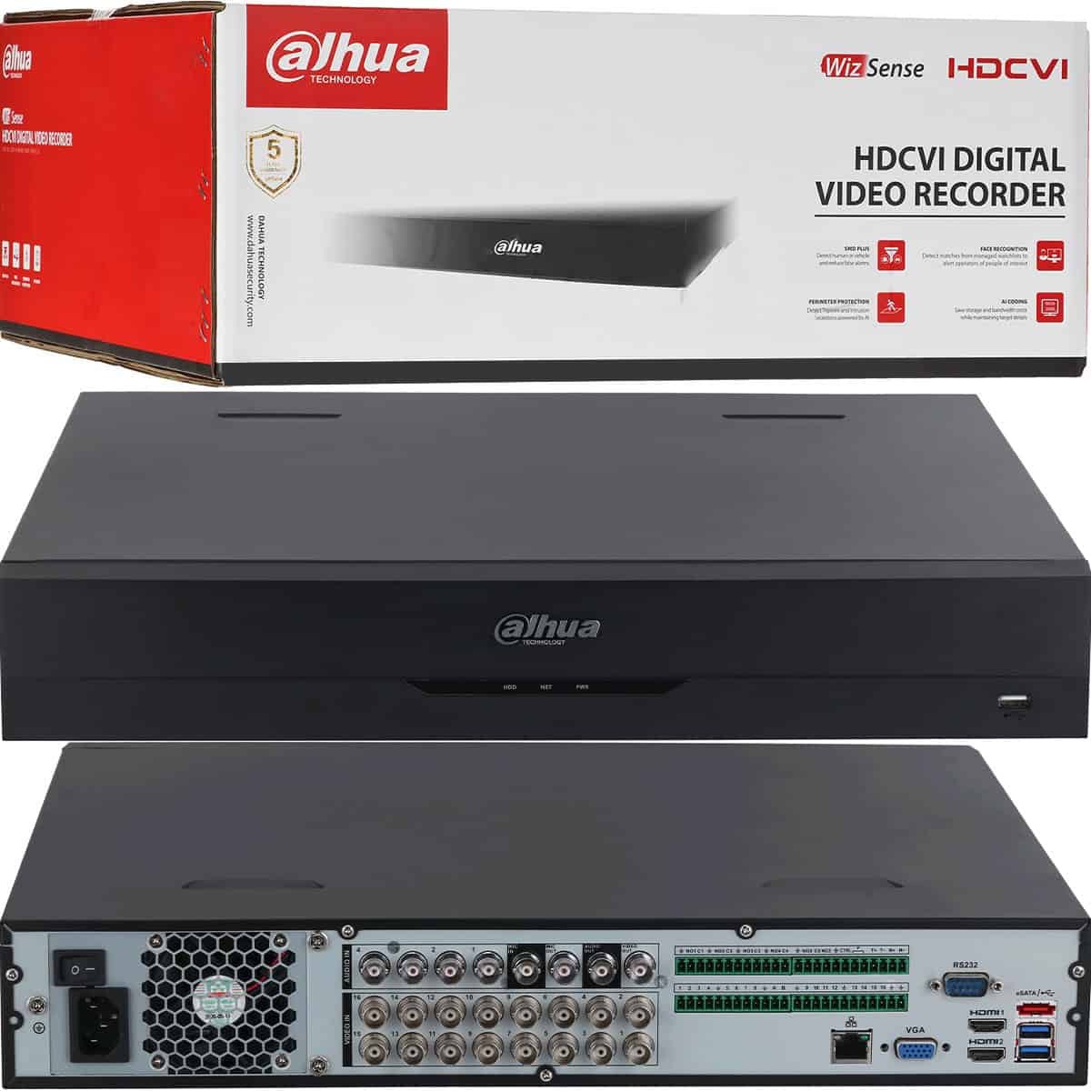 Dahua - Enregistreur Penta-brid 16 CH DH-XVR5416L-I3