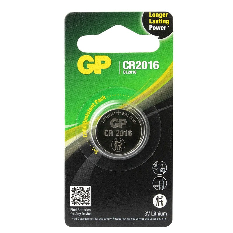 GP Batteries Pile plate  Ultra Plus CR2016