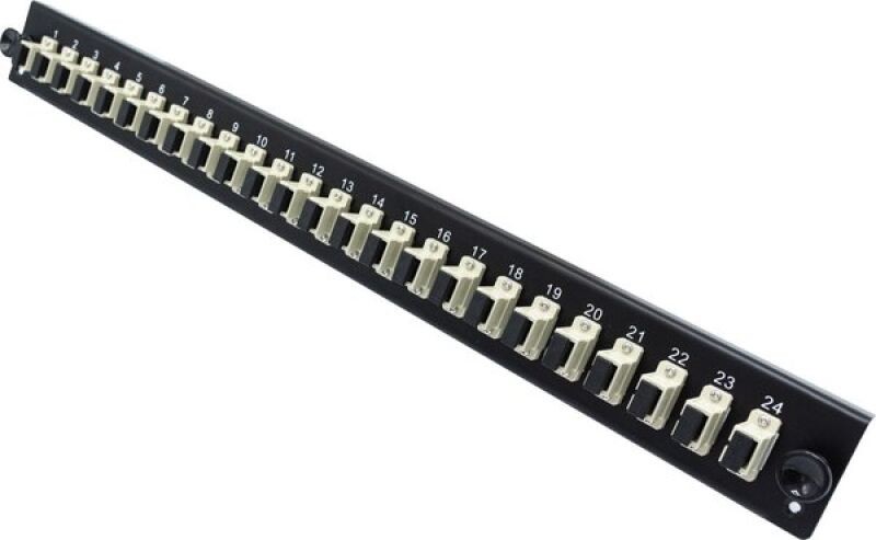DEXLAN Façade nue 24 LC Duplex / SC Simplex pour tiroir optique 1U
