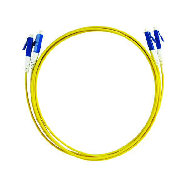 ekivalan Jarretière zip 2,0mm OS2 G652D LC-APC/ST-UPC LSZH jaune 3m