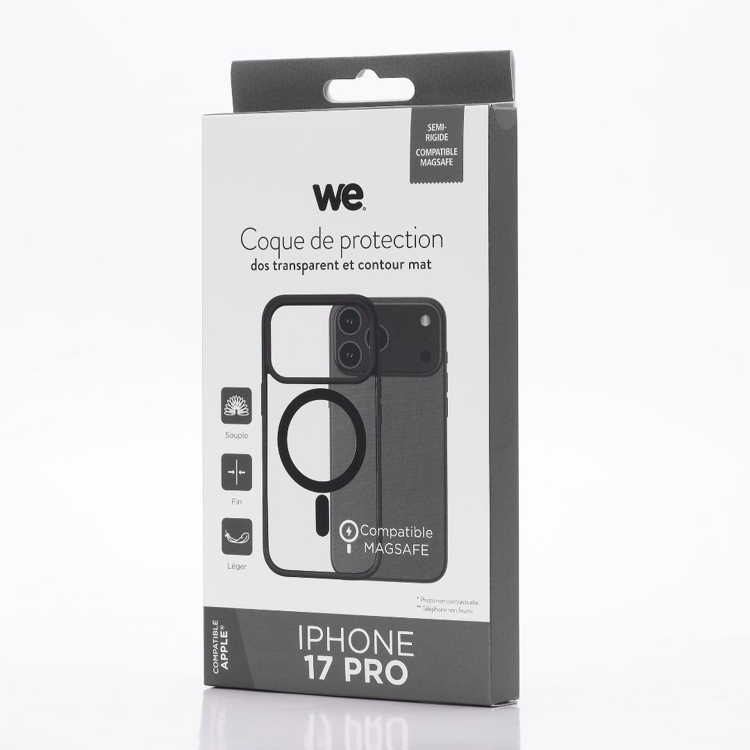 WE We Coque de protection RUBBER APPLE IPHONE 17 PRO