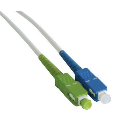 GENERIQUE Jarretière optique simplex monomode OS2 9/125 SC-APC/SC-APC blanc