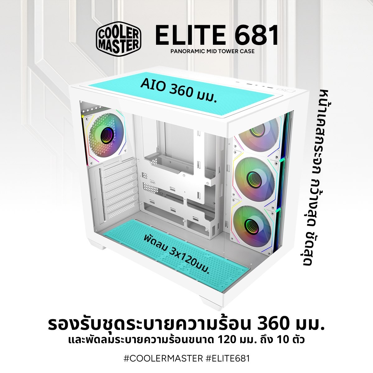 COOLER MASTER Elite 681 White