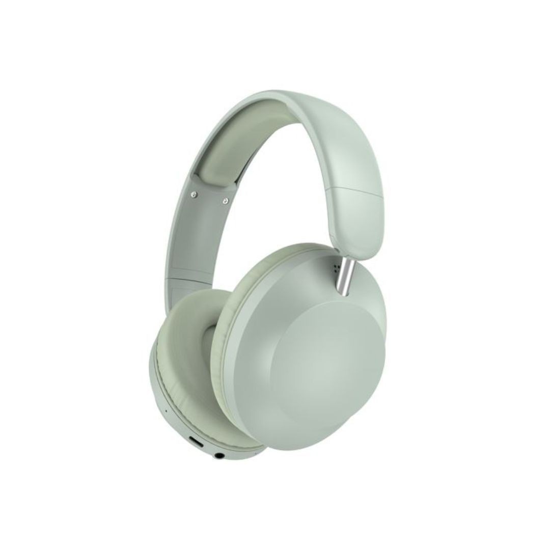 WE Casque POP LUNA, Bluetooth, arceau réglable, pliable, vert