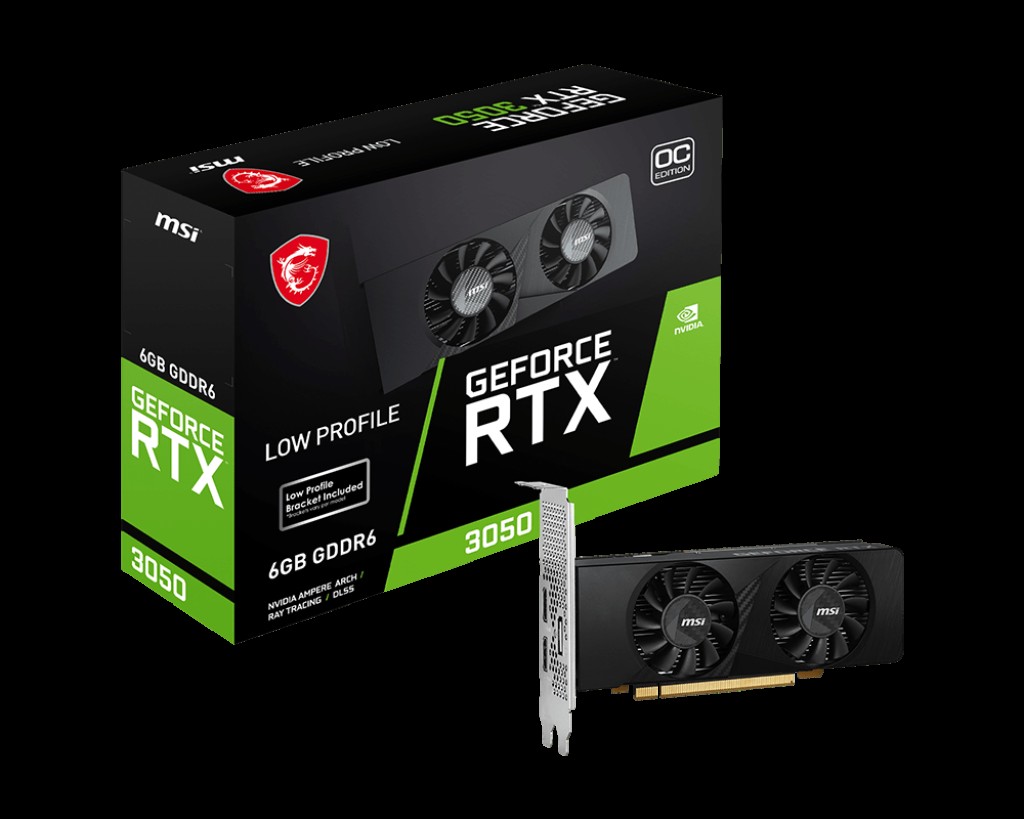 MSI RTX 3050 LP E 6G OC