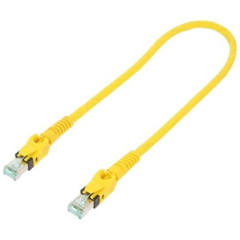 GENERIQUE Patch RJ45 cat5E FTP 15cm jaune