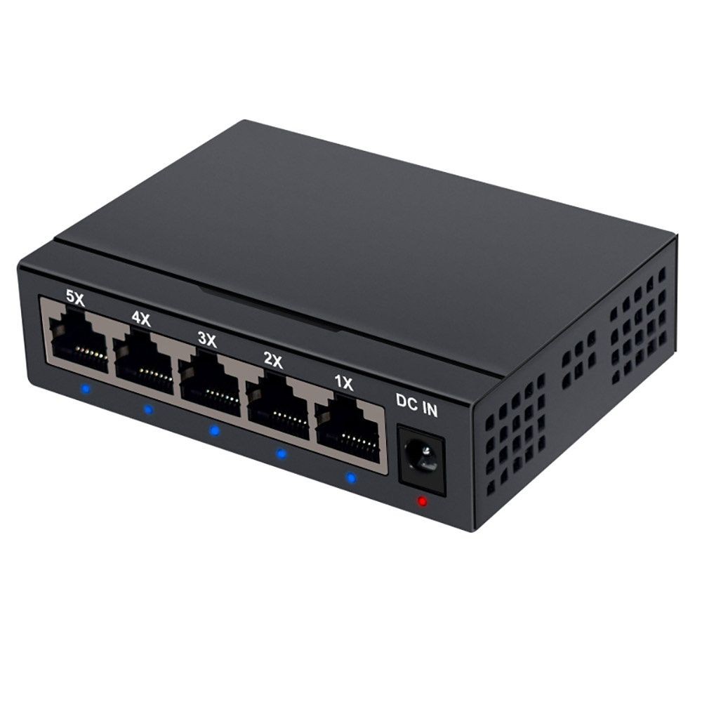 D2 Diffusion Switch Ethernet Gigabit 5 ports 10/100/1000 Mbps Boitier mÃ©tal