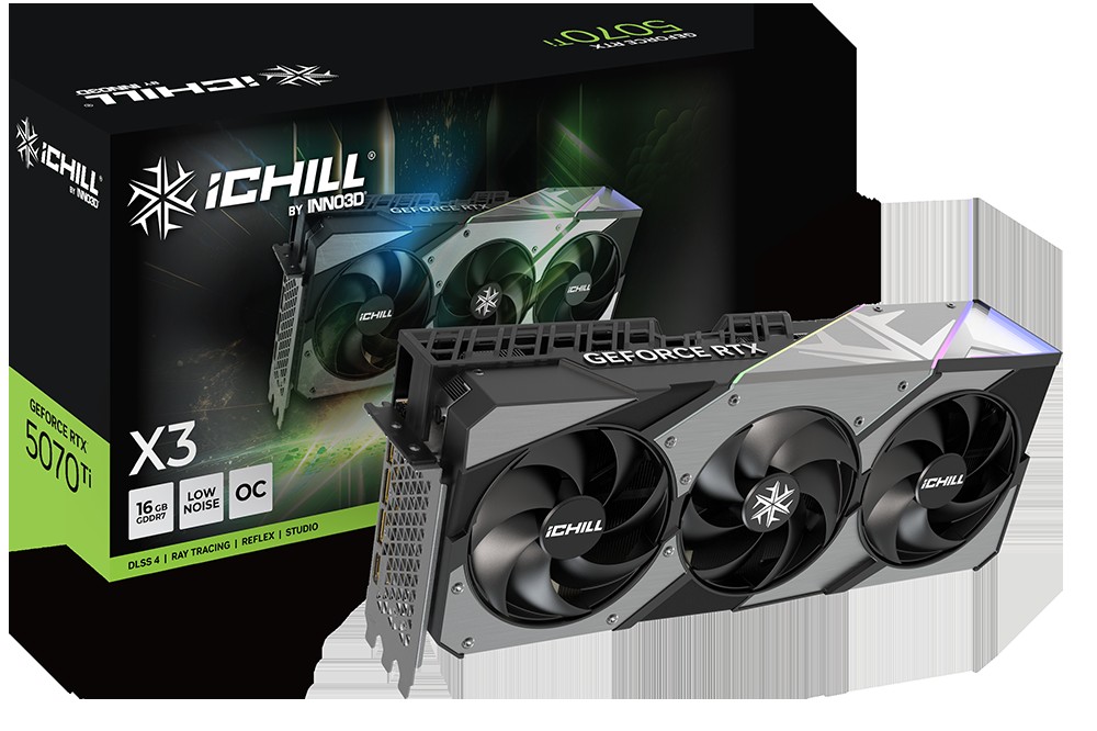 Inno3D GeForce RTX 5070 Ti ICHILL X3