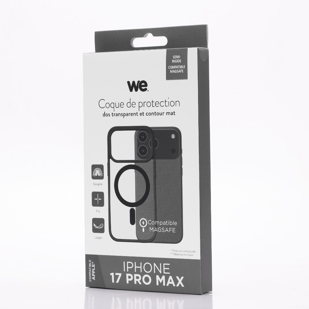 WE We Coque de protection RUBBER APPLE IPHONE 17 PRO MAX