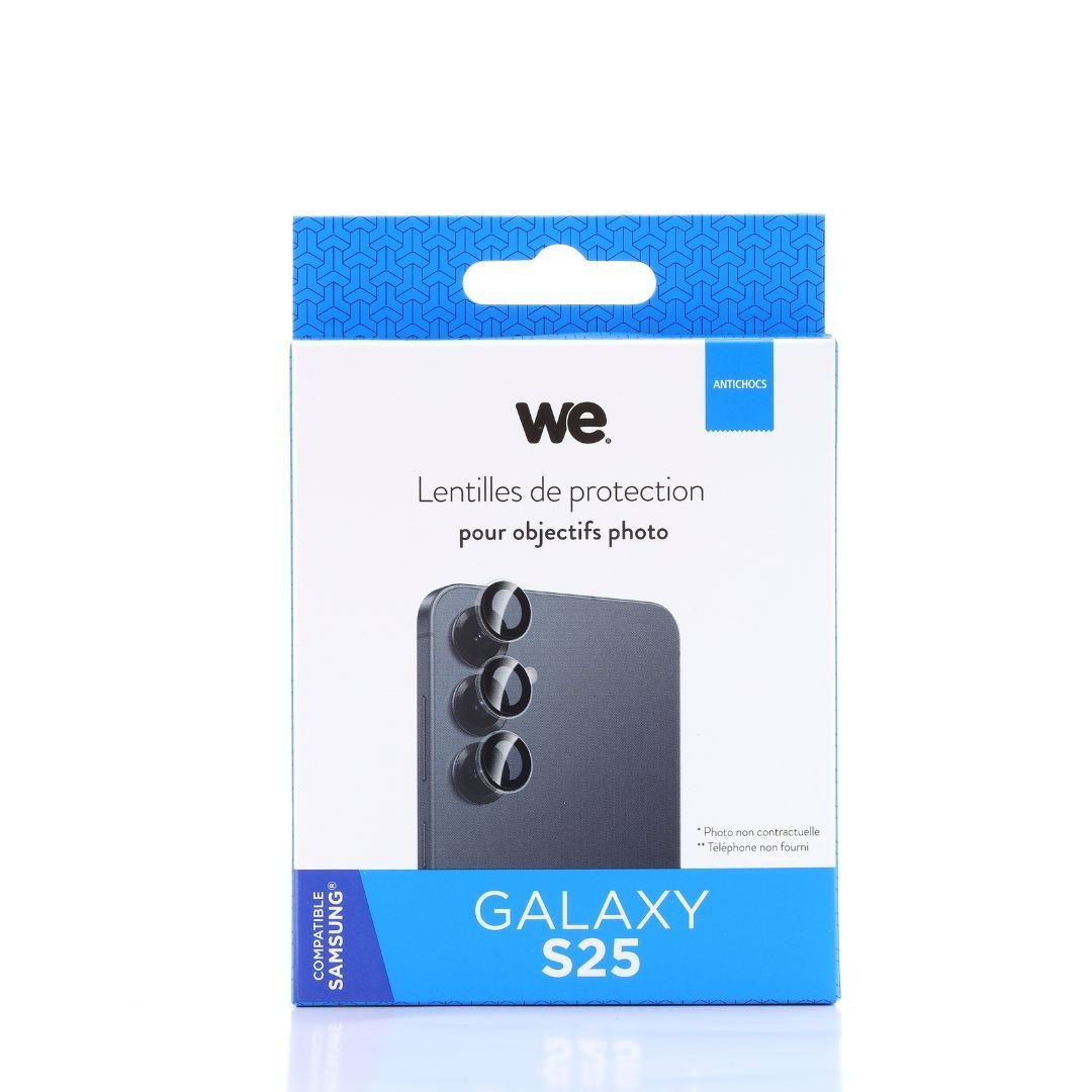 WE Protection d'objectifs appareil photo SAMSUNG S25 transparent/noir