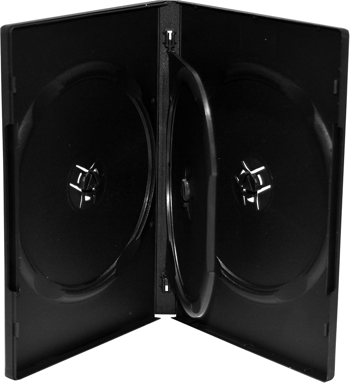 MediaRange DVD-Leerhülle 4 Discs,14mm,matt/transp.,Pack 100