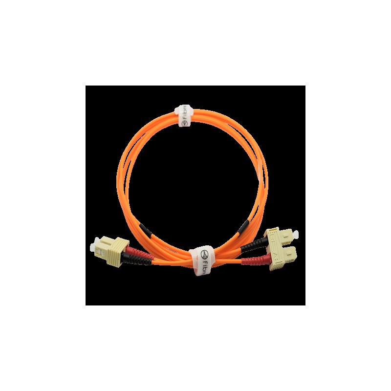 ekivalan Jarretière zip 2,0mm OM2 50/125 SCPC/STPC LSZH orange 30m