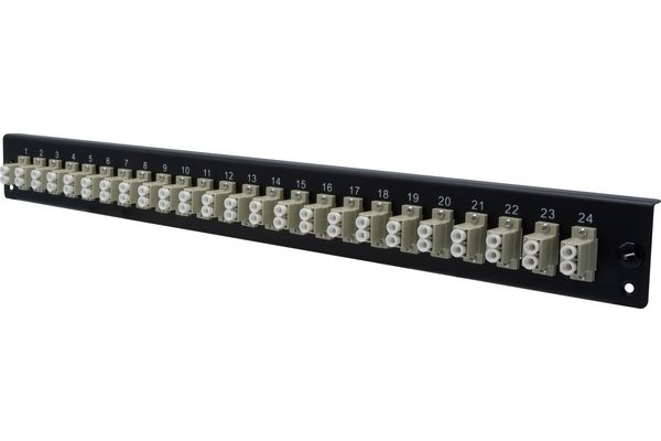 DEXLAN Façade nue 24 SC Duplex / LC Quad pour tiroir optique 1U