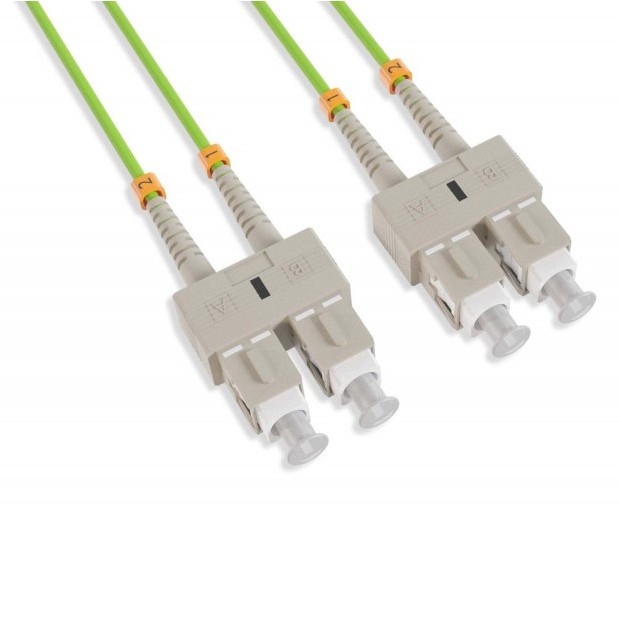 ekivalan Pigtails OM5 50/125 SC-UPC Low Loss 900µm lime 2m