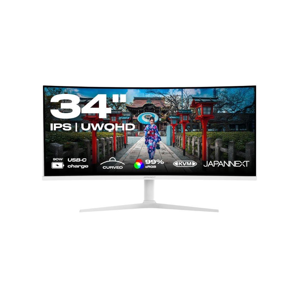 JAPANNEXT JN-I340UWQHD60C-C65W-HS-W -Ecran LED 34