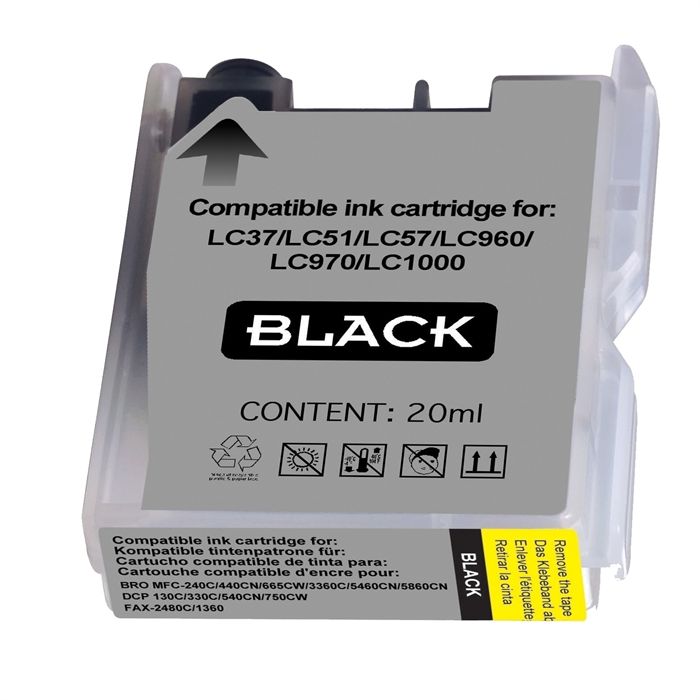 GENERIQUE Cartouche compatible BROTHER 1000BK BLACK